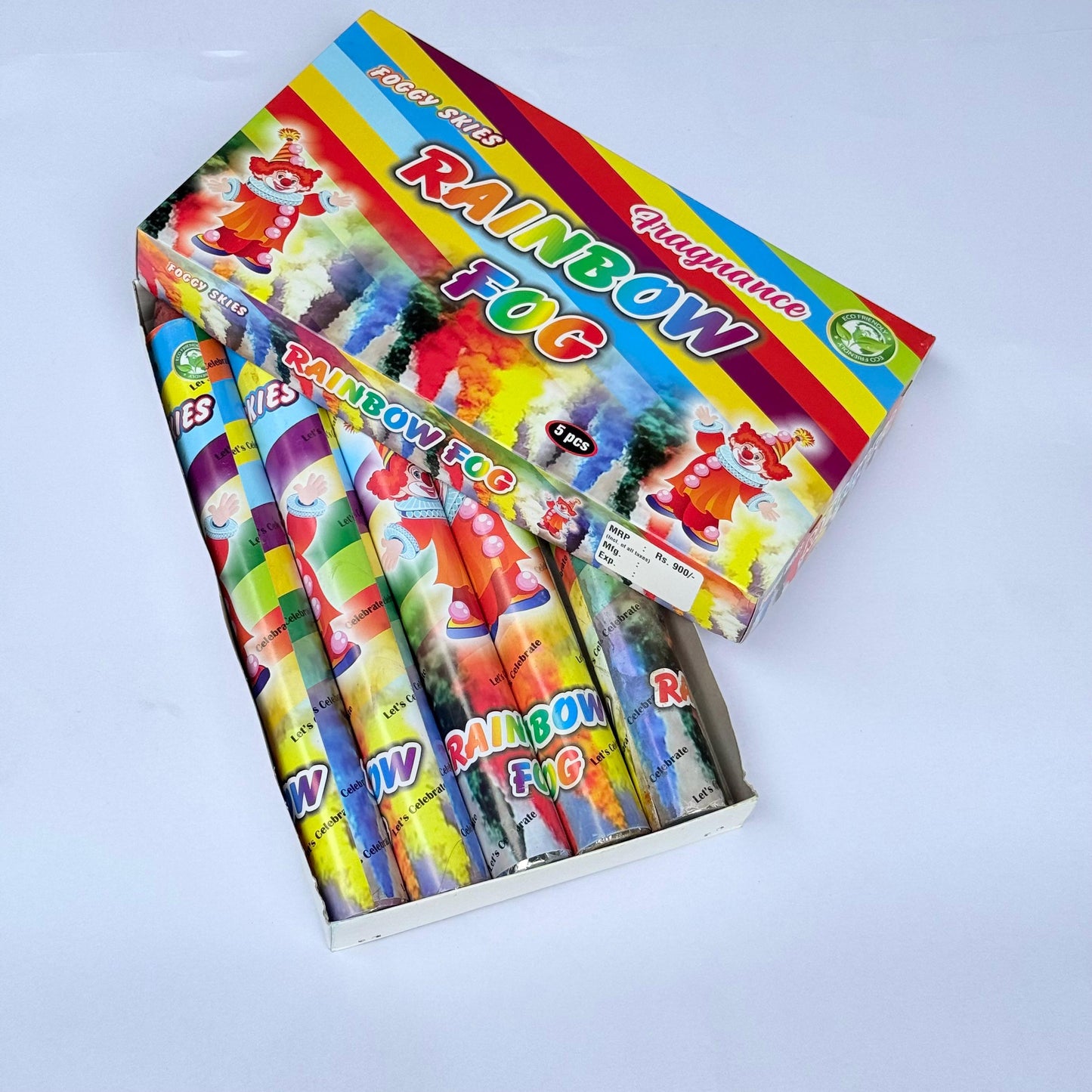 Rainbow Fog Sticks (5-Piece Pack)