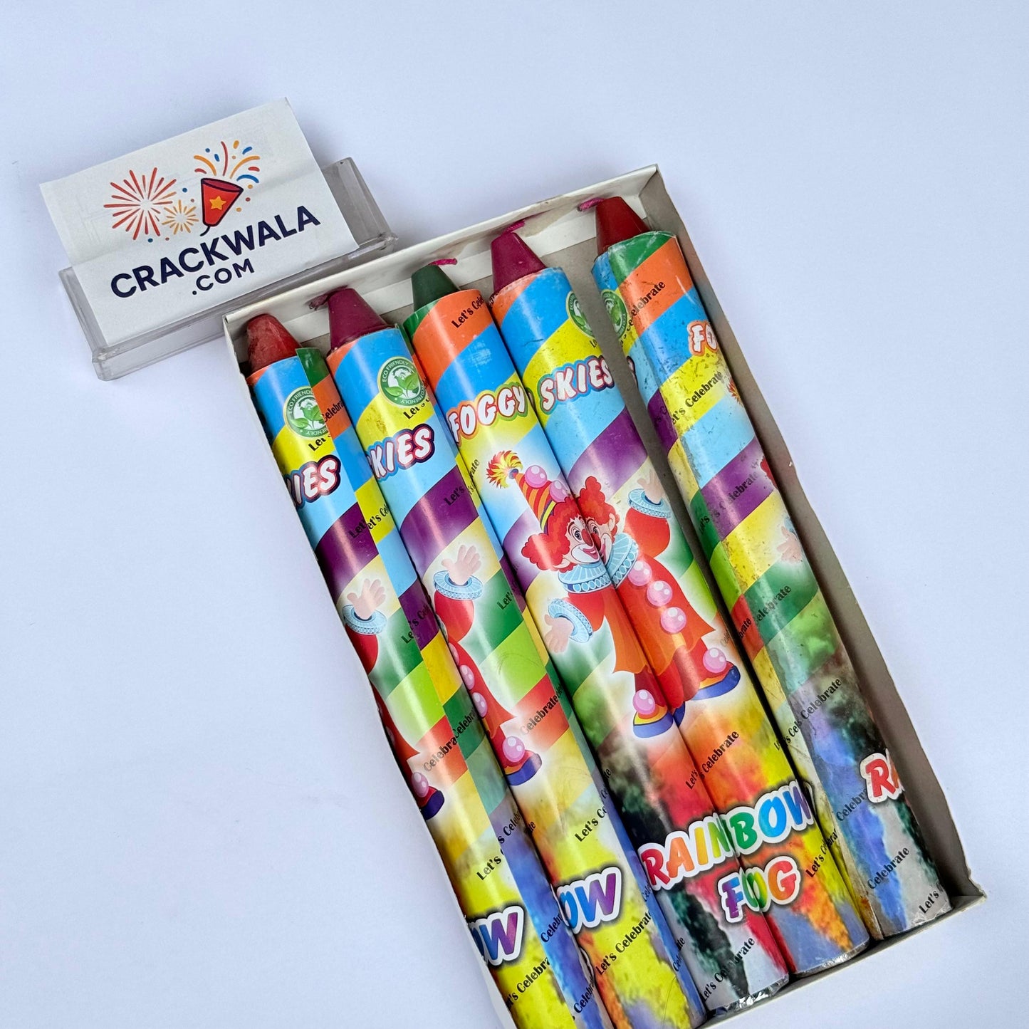 Rainbow Fog Sticks (5-Piece Pack)